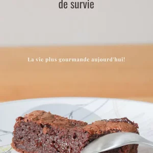 E-book " Mes recettes sucrée de survie couverture"
