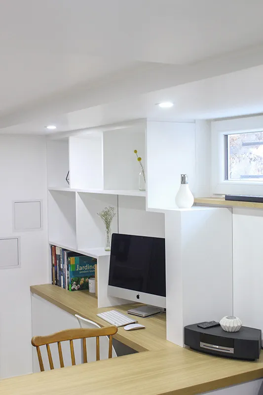 bureau rangé