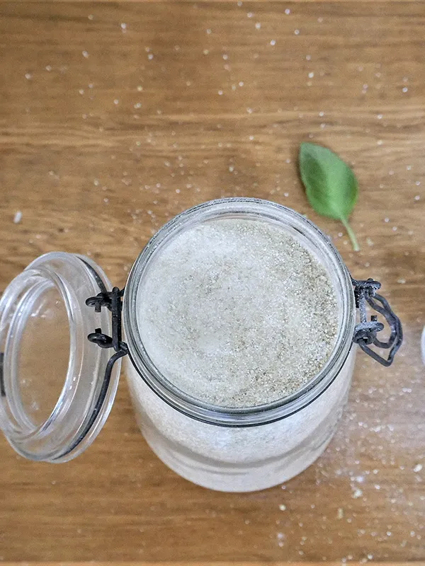 bocal de lessive en poudre